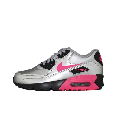 Nike Air Max 90 LTR 'Metallic Silver Pink' GS