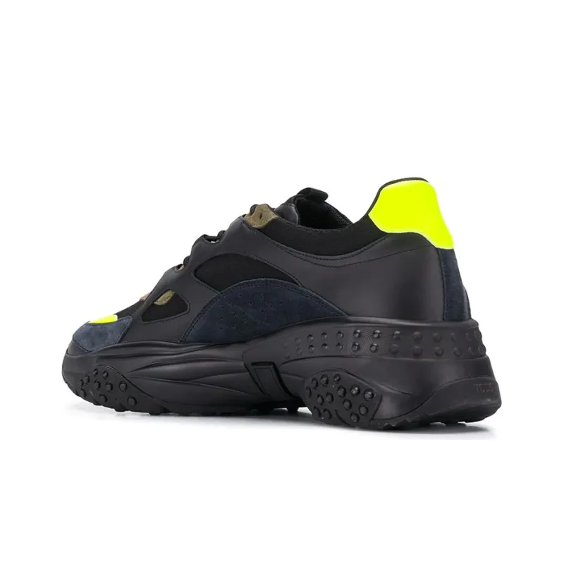 TOD'S Low Top Running Shoes Men's Black-4