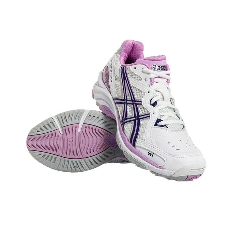 Asics Gel-Netburner 15 Anti-Slip And Wear-Resistant Support Low-Top Running Shoes Women's White Purple Pink-2