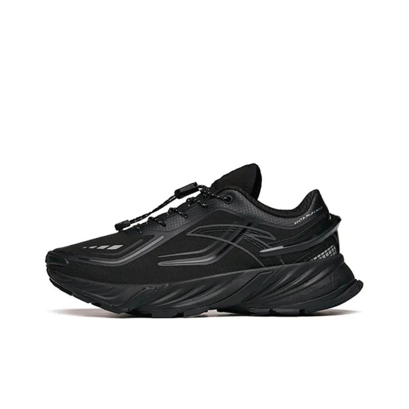 Anta Running Collection Cushioning Anti Slip And Wear Resistant Low Top Running Shoes Women's Black-0
