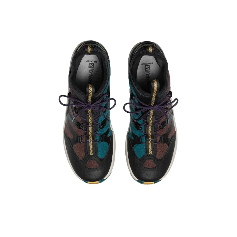 SALOMON XA-Pro 1 Mid Gore-Tex Black Chocolate Brown Blue-2
