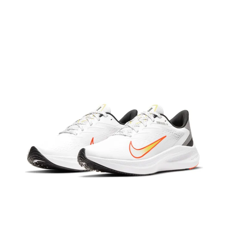 Nike Air Zoom Winflo 7 White Bright Mango Women's-2