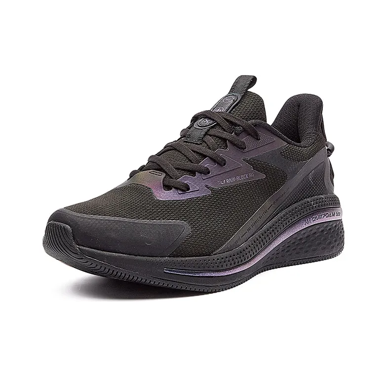 361° Rain Screen Rain Screen Cushioning Low Top Running Shoes Men's Obsidian Black-2