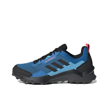 Adidas Terrex Ax4 Primegreen Hiking Wear-Resistant Waterproof And Breathable Low-Top Hiking Shoes Men's Blue