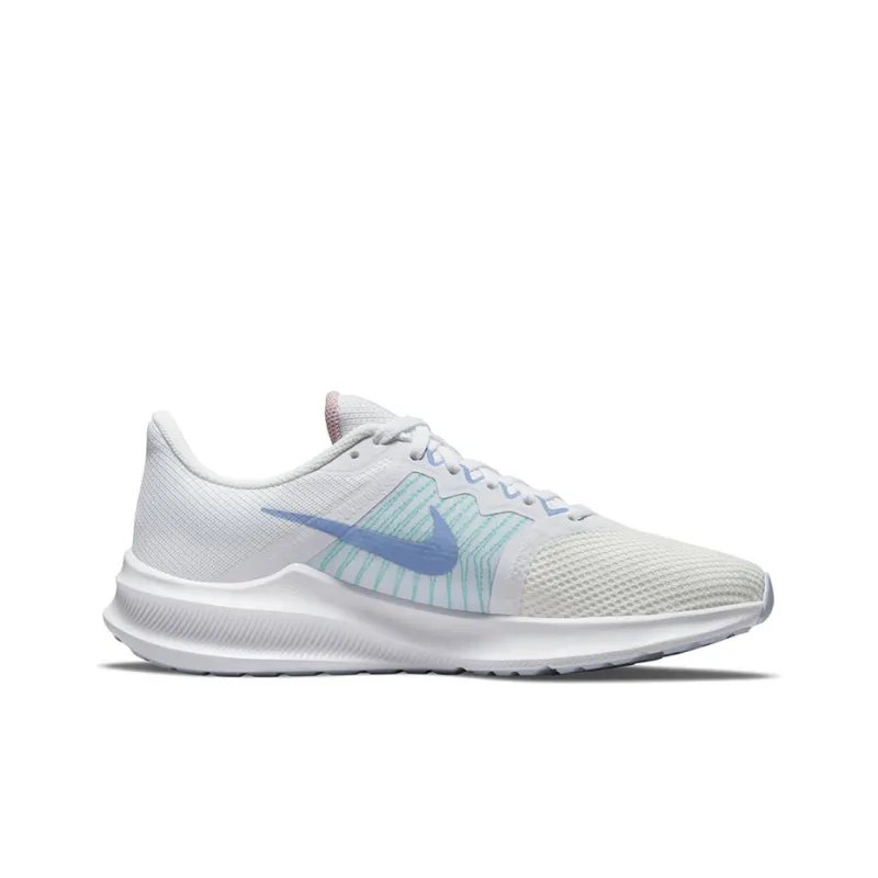 Nike Downshifter 11 Low Top White/Blue Women's-1