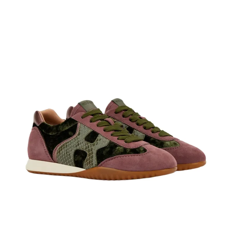 HOGAN Olympia Casual Shoes Women's Low-Top Violet-1