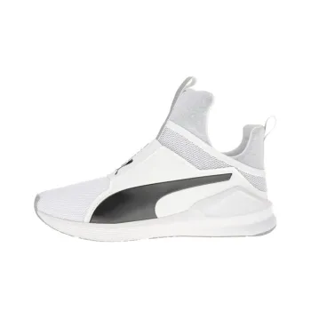 PUMA Fierce Core Wear-Resistant Slip-Resistant Low-Top Running Shoes Women's White Black
