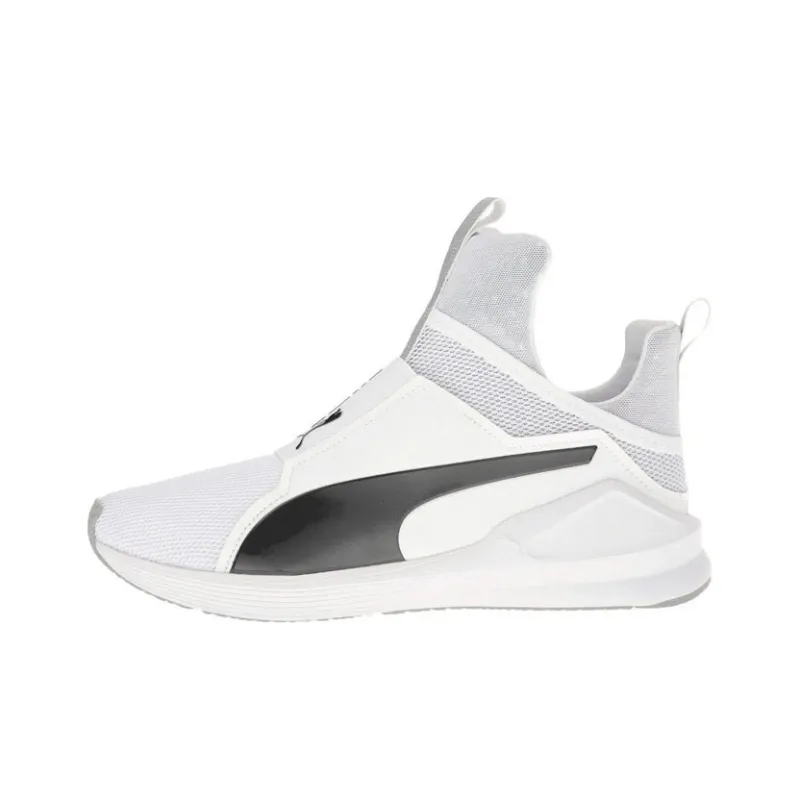 PUMA Fierce Core Wear-Resistant Slip-Resistant Low-Top Running Shoes Women's White Black-0