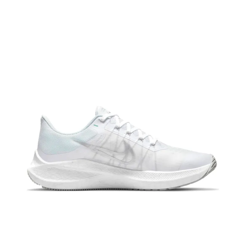 Nike Zoom Winflo 8 White Metallic Silver Women's-1