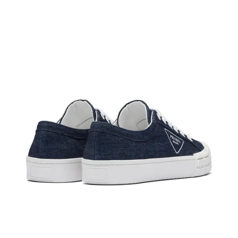 PRADA Cassetta Wheel Skateboard Shoes Men's Blue-2