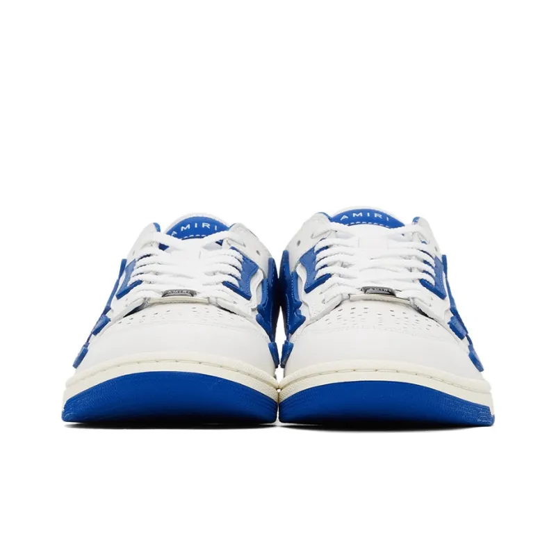 AMIRI Skel Top Low White Blue-2