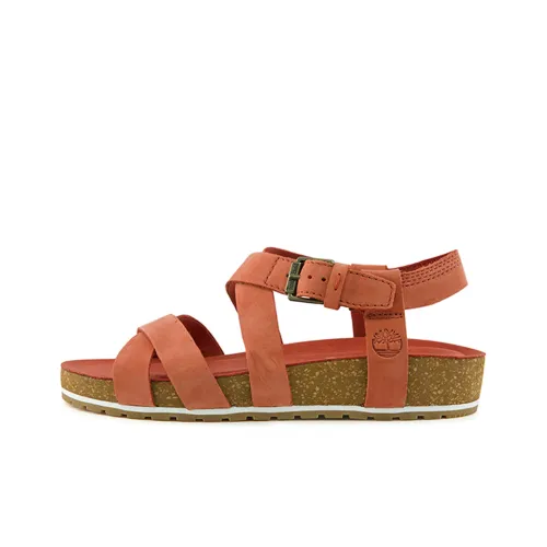 Timberland Malibu Waves Beach Sandals Women's Rusty Red