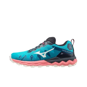 Mizuno Wave Daichi 6 Low-Top Running Shoes Women's Blue Pink