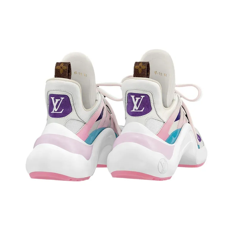 LOUIS VUITTON Archlight 1.0 Sneakers 'White Purple Pink' Women's-4