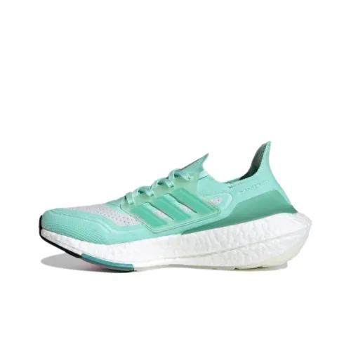 Adidas Ultra Boost 21 White Acid Mint Women's