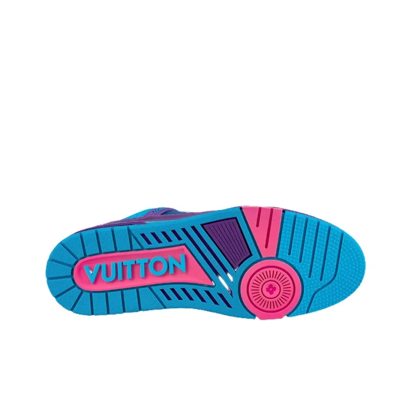 LOUIS VUITTON Trainers 'Blue Purple Pink'-3