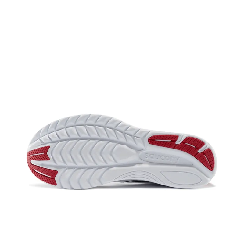 Saucony Kinvara 11 Running Shoes Unisex Low-Top White/Black/Red-4