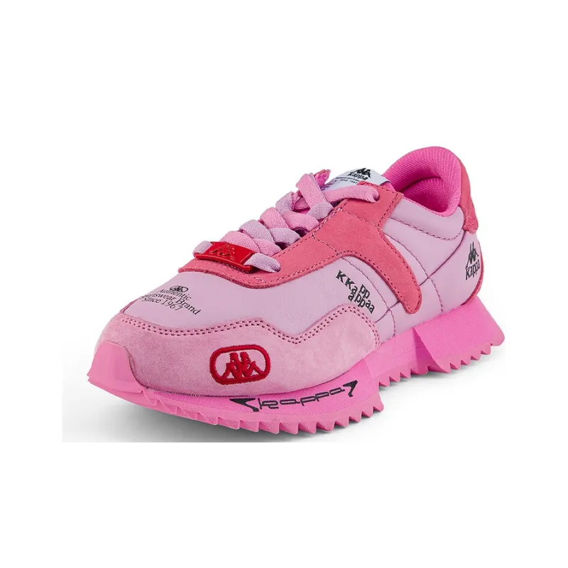 Kappa Anti Slip Wear Resistant Low Top Casual Shoes Women's Electric Pink-1