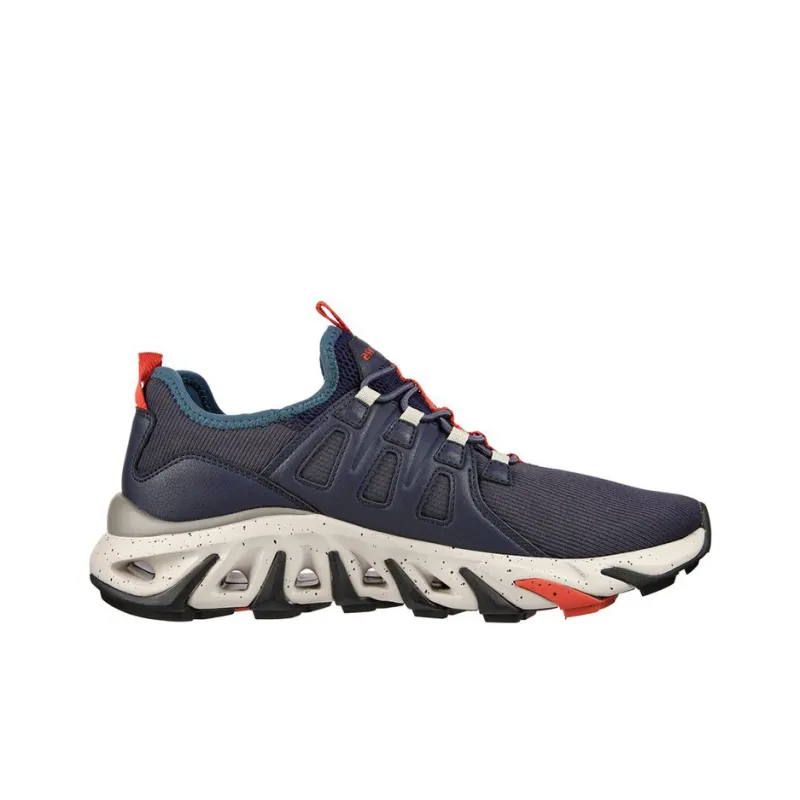Skechers Relaxed Fit Flex Conway - Osley Cushioning Anti-Slip And Wear-Resistant Low-Top Casual Shoes Men's Marine Blue-1