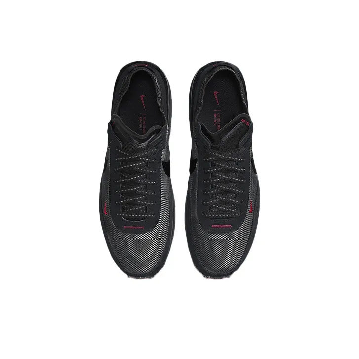 Nike Waffle One Black Grey Reflective-2