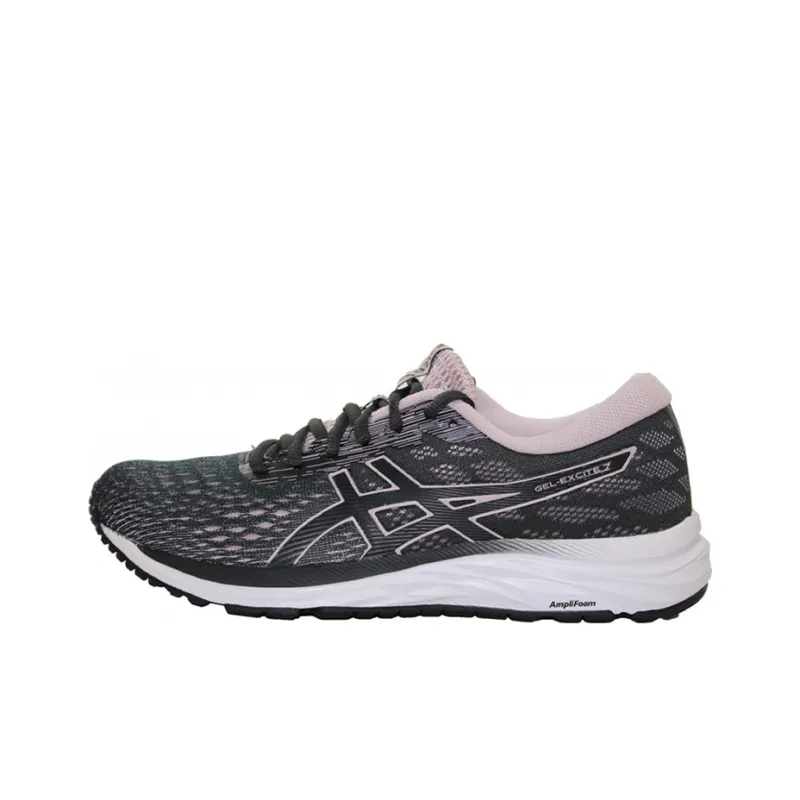 Asics Gel-Excite 7 Wear-Resistant Low-Top Running Shoes Women's Black Pink-0