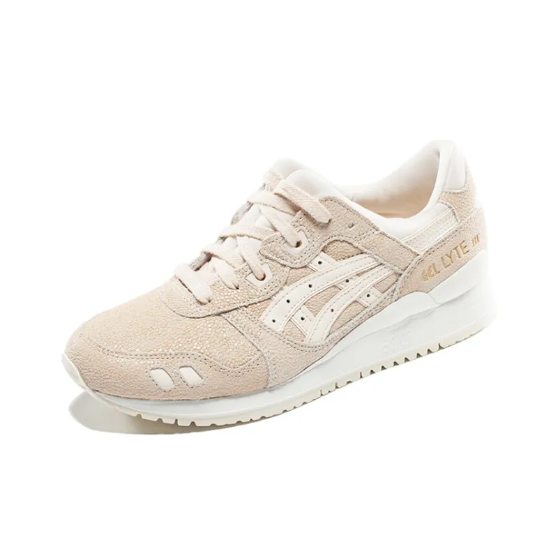Asics Gel Lyte 3 Wear Resistant Low Top Running Shoes Women's Pink-2