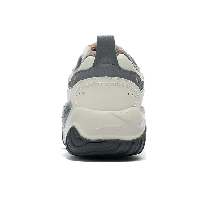 Disney x LiNing Cat Paw Lite Shock Absorbers Low Top Casual Shoes Men's Iron Asphalt Gray-3