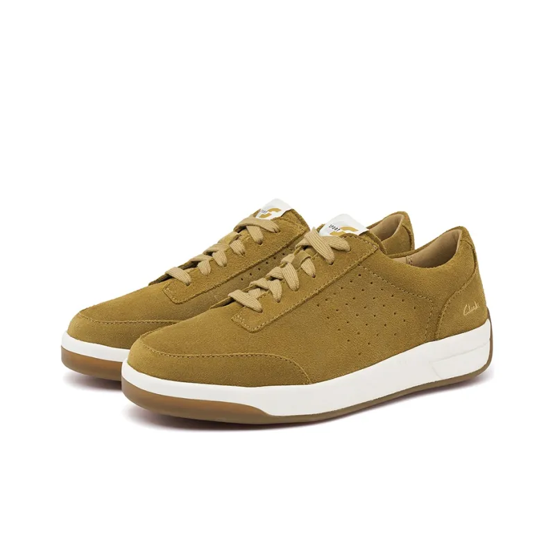 Clarks Casual Shoes Men Low Top Tan-3