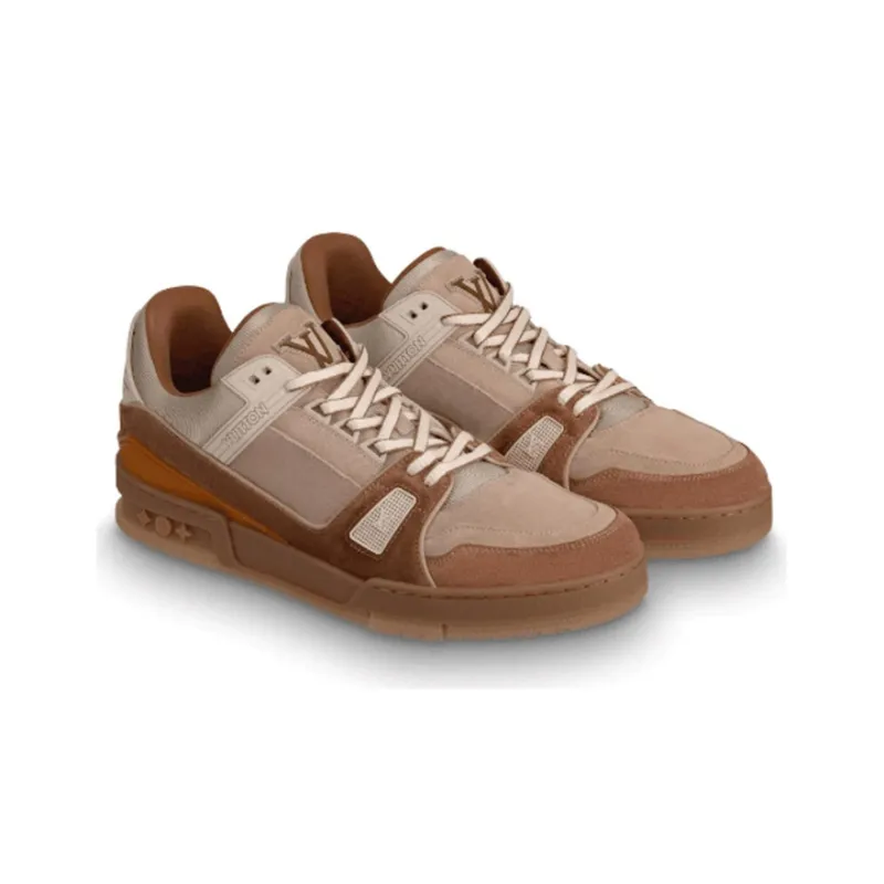 LOUIS VUITTON Trainer Beige Brown-2