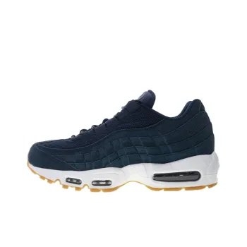 Nike Air Max 95 Cushioning Anti-Slip And Wear-Resistant Rebound Breathable Low-Top Running Shoes Men's Blue White