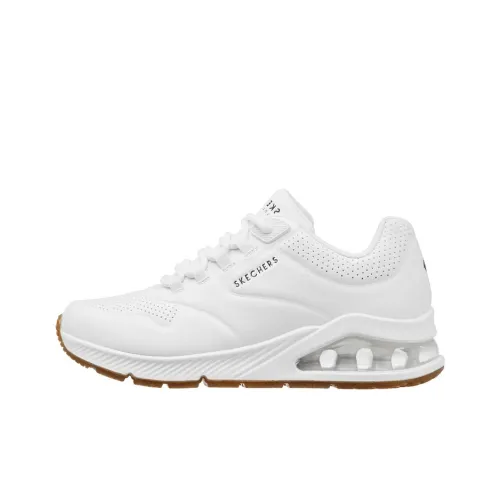 Skechers Uno 2 Air Around You Athleisure Casual Sports Shoe White Women's