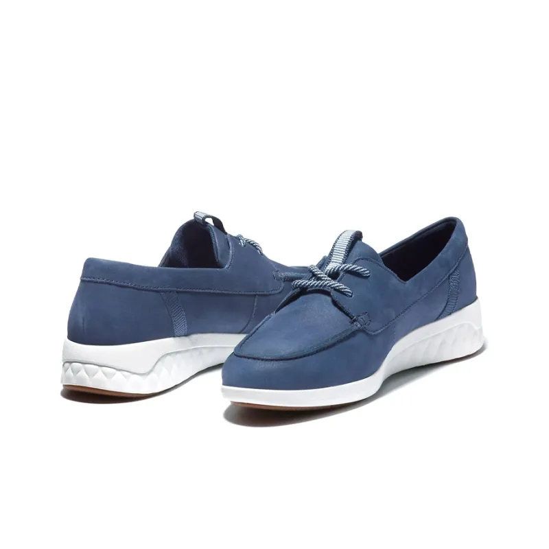 Timberland Bradstreet Running Shoes Women's Low Top Marine Blue/White-4