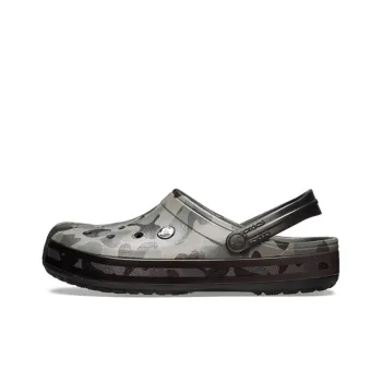 Crocs Classic Clog Beach Sandals Black Camouflage