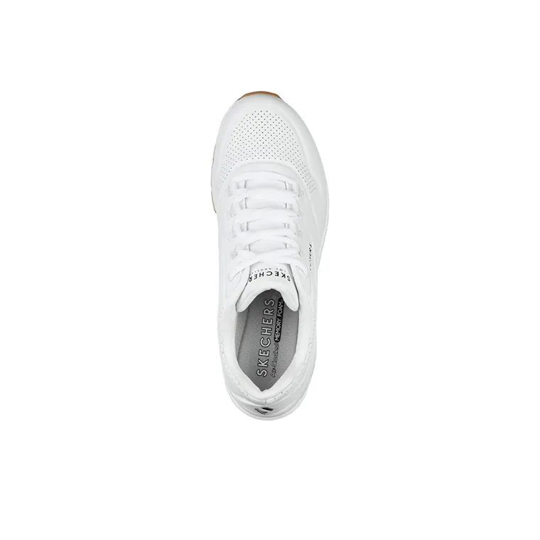 Skechers Uno 2 Air Around You Athleisure Casual Sports Shoe White Women's-3