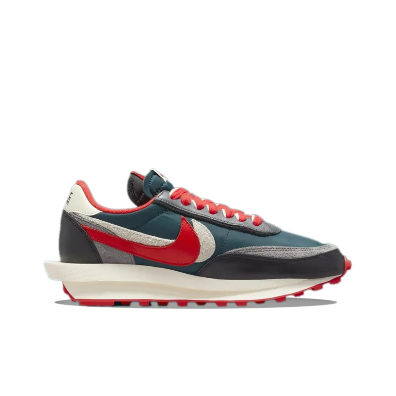 Nike Ld Waffle Sacai Undercover Midnight Spruce University Red-1