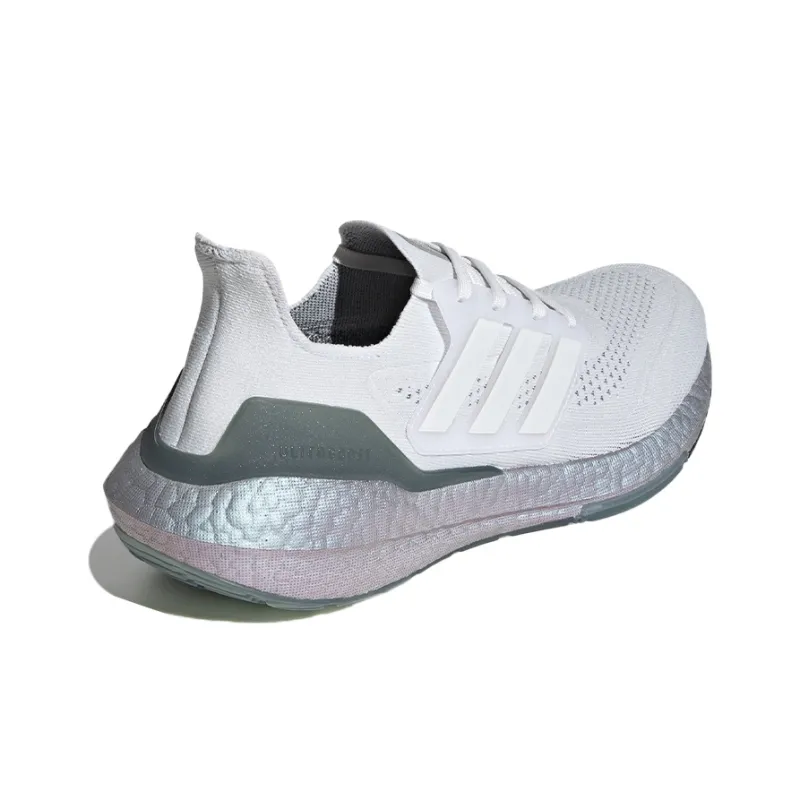 Adidas Ultra Boost 21 Crystal White Hazy Green-3