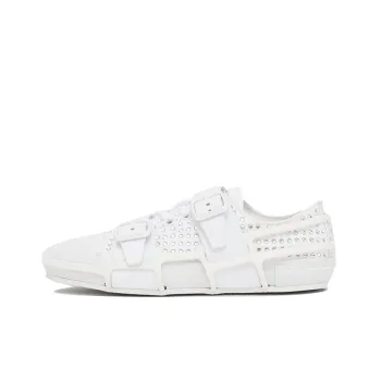 Burberry Webb Low-Top Stylish Skateboarding Shoes Men's White