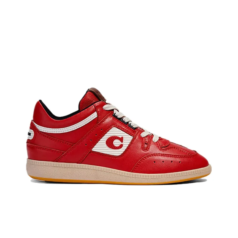 COACH CitySole Low Top Stylish Skateboarding Shoes Women's Red-1