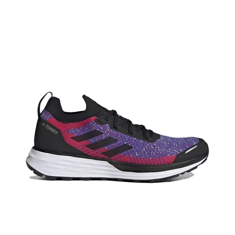Adidas Terrex Two Primeblue Low-Top Running Shoes Men's Purple Black-1