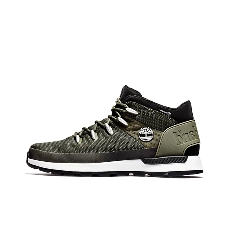 Timberland Sprint Trekker Hiking / Trekking Shoes Men Mid-Top Green/Black/White-0