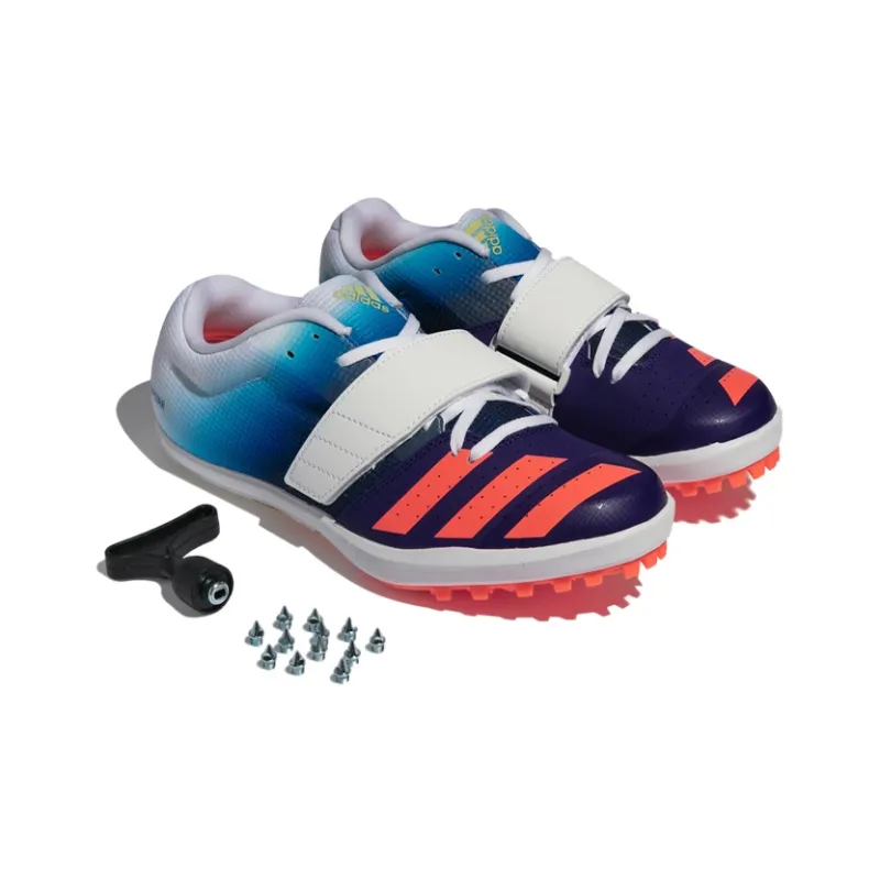 Adidas Jumpstar Track & Field Shoes 'Legacy Indigo Blue Rush'-3