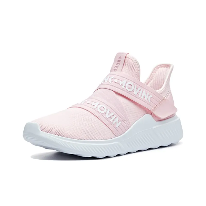 ANTA Casual Shoes Women's Low Top Pearl Pink/ANTA White-2