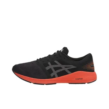 Asics Roadhawk FF Running Shoes Men Low-Top Black/Orange