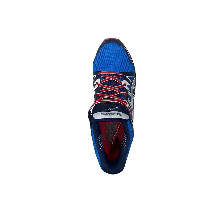 Asics Gel-Blur33 2.0 Wear-resistant Non-slip And Breathable Low-Top Running Shoes Men's Blue Silver-2