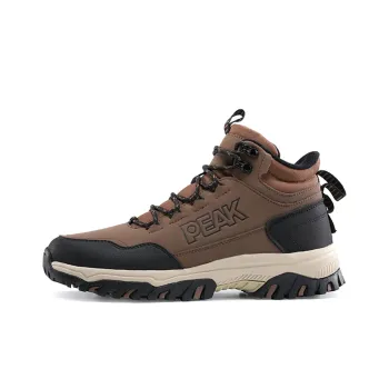 PEAK High Top Sports Casual Shoes Men's Brown