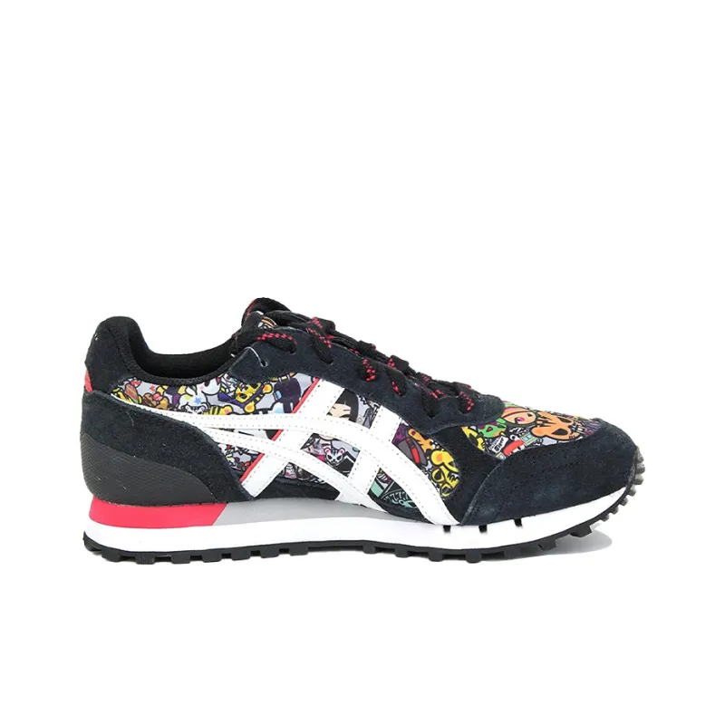Onitsuka Tiger Colorado Eighty Five Running Shoes Unisex Low Top Black/Pink/Green/White/Gray-1