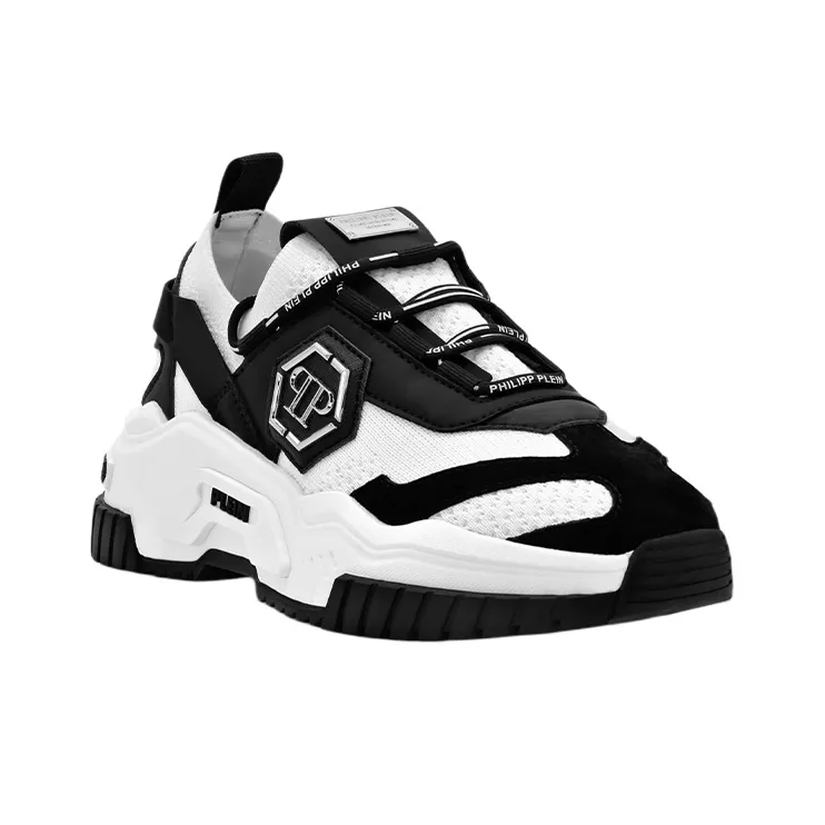PHILIPP PLEIN Junior Runner Hexagon Lace-up Sneakers-1