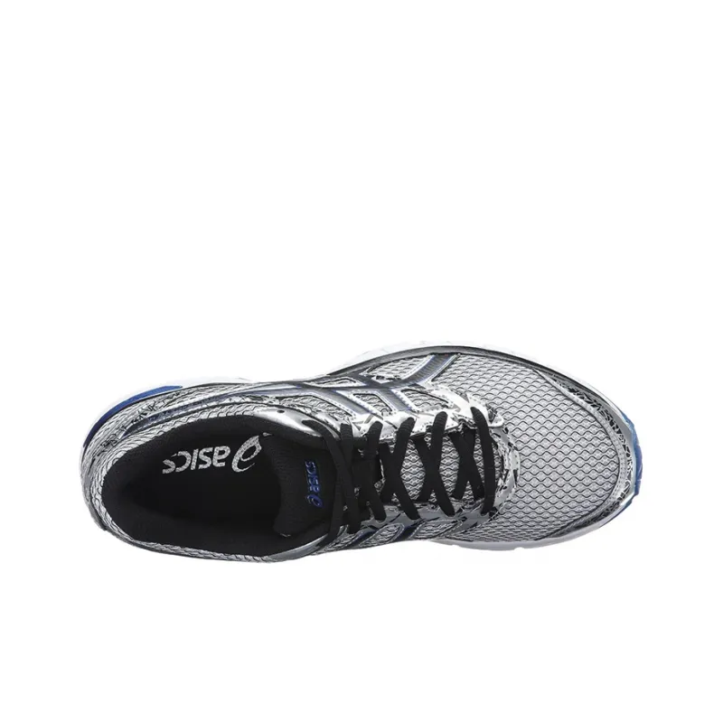 Asics Gel-Excite 4 Anti-Slip And Wear-Resistant Breathable Low-Top Running Shoes Men's Silver Blue-2