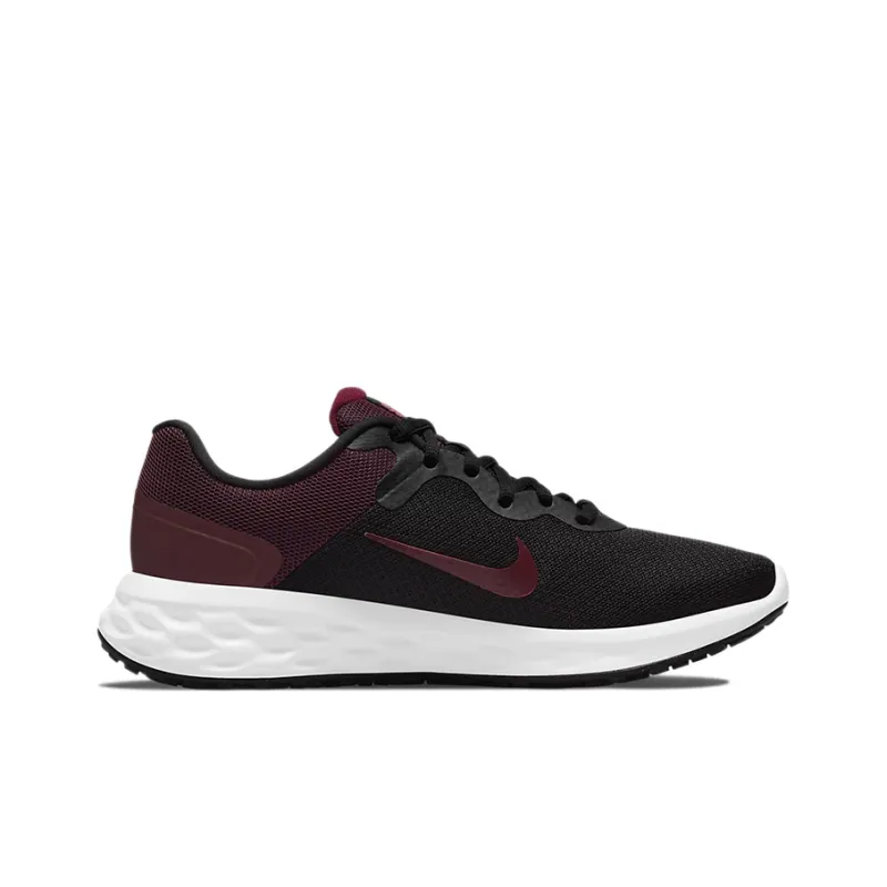 Nike Revolution 6 Next Nature Low Top Black/Red Women's-1