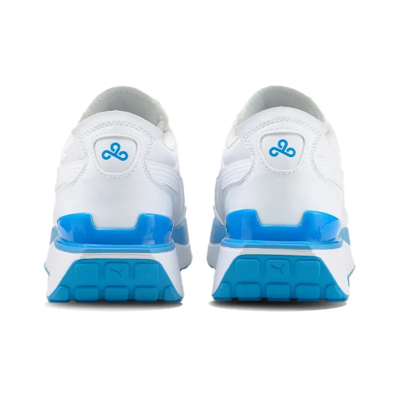 PUMA Cruise Rider Trainer Casual Shoes Women's Low-Top White/Blue-3